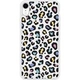Apple iPhone XR Leopard colore Verstevigd hoesje met sublimatie bedrukking