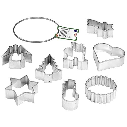 Kaiser Original Uitsteekvormpjes ring groot 8-delig | Kerstmis starterset uitsteekvormpjes voor koekjes, koekjes verschillende maten