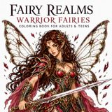 Fairy Realms: Warrior Fairies: A Fantasy Coloring Book for Adults and Teens with 50 Powerful Fairy Warriors, Magical Weapons, Beautiful Wings and Strong Female Characters