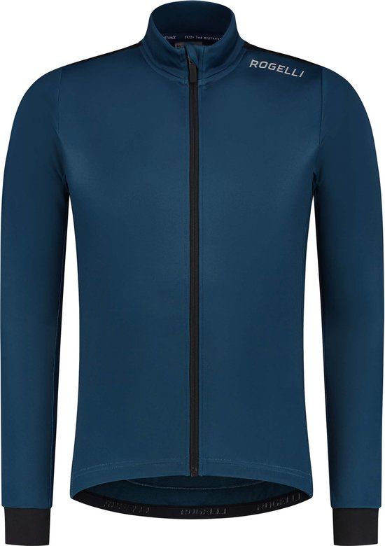 Rogelli Core Fietsshirt Heren Lange Mouwen - Donkerblauw - Maat S