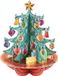 Merkloos / Sans marque Wan GmbH 3D Pop-up Adventskalender - 25 Dagen Aftellen naar Kerstmis | Creatief Cadeau voor Kinderen en Volwassenen