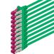1aTTack.de Cat6a CAT6 10x 10m LAN-netwerkkabel SFTP PIMF 10Gb/s - groen