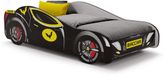 Viking Choice Autobed Batcar - kinderbed - 160x80cm - zwart geel