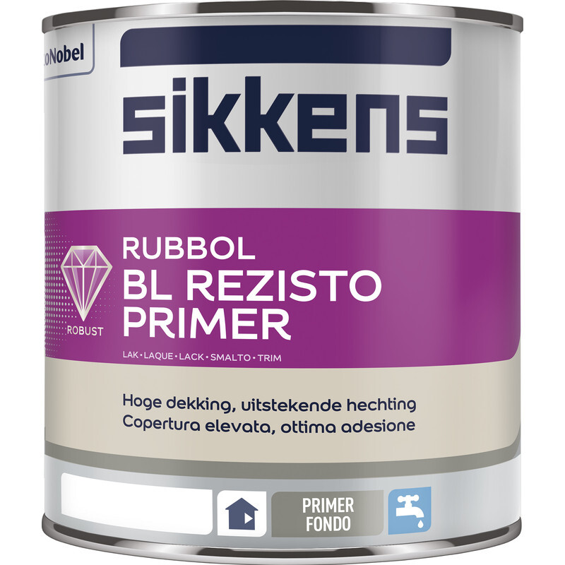 Sikkens Rubbol BL Rezisto Primer Acryl 1L zuiver wit RAL9010