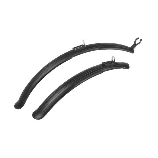 M-Wave Spatbordenset 26 inch - Clip-on - Achter - Zwart