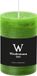 Wiedemann Bougie cylindrique/bougie pilier - bougie rustique - vert clair - 6 x 9 cm - 30 heures de combustion