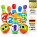 Bowling set - Enfants - 6 kegels - 2 ballen - Polyurethaanschuim zacht - Veelkleurig