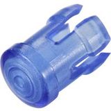 TRU COMPONENTS TC-13030652 Couvercle de lampe bleu, transparent pour LED 3 mm