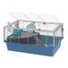 Ferplast Kooi voor hamsters, muizen, kleine knaagdieren CRICETI 15 Hamsterkooi met twee verdiepingen, Muizenhuis, Accessoires inbegrepen, 78 x 48 x H 39 cm