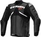 Alpinestars Atem V5 Leren Jas Zwart Wit