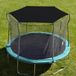 Merkloos Trampoline Afdekking Zonwering en Beschermhoes voor 183 cm Rechthoekige Trampoline - Zwart Polyester