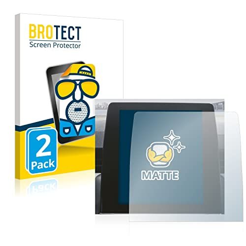 brotect 2x Antireflecterende Beschermfolie compatibel met Renault Captur 2 2020 Easy Link 9.3" Anti-Glare Screen Protector, Mat, Ontspiegelend