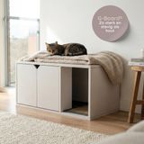 Catchi Leo Kattenbakkast - Wit