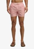Superdry Seersucker 15-inch Zwemshort Heren Sugar Coral/Witte dunne streep XXL