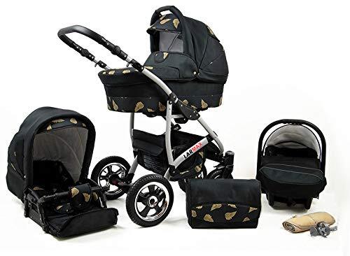 Lux4Kids 3 in 1 Combi kinderwagen Kinderwagen Complete Set met autostoel Isofix Larmax