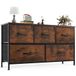 Sweetcrispy Commode voor slaapkamer, brede lade, commode, organizer, opbergladen, stoffen opslag met 5 laden, kleine commode, tv-standaard voor slaapkamer, kast, woonkamer, kinderkamer