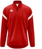 Kappa Kinderjack Dolvole Rood Gestreept Polyester Lange Mouw 12 jaar