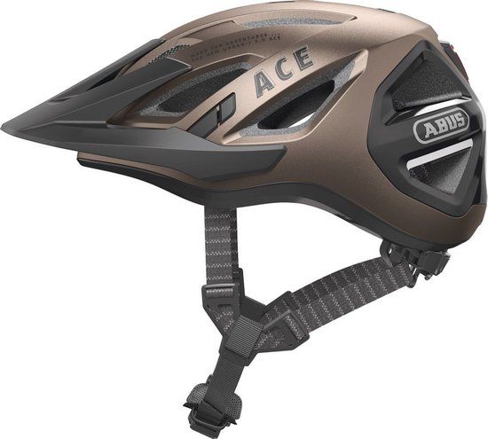 Abus Urban-I 3.0 ACE - Sportfietshelm - Bruin Metallic - Maat S