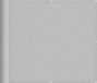 vidaXL Balkonscherm 90x600 cm 100% oxford polyester lichtgrijs