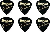Ibanez Plectrums Paul Gilbert, Blister Pack Van 6 - Zwart