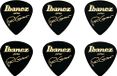 Ibanez Plectrums Paul Gilbert, Blister Pack Van 6 - Zwart