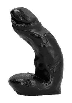All Black Dildo 15 cm (1