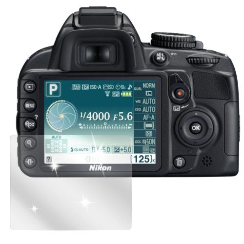 dipos I 6X beschermfolie helder compatibel met Nikon D3100 folie screen protector