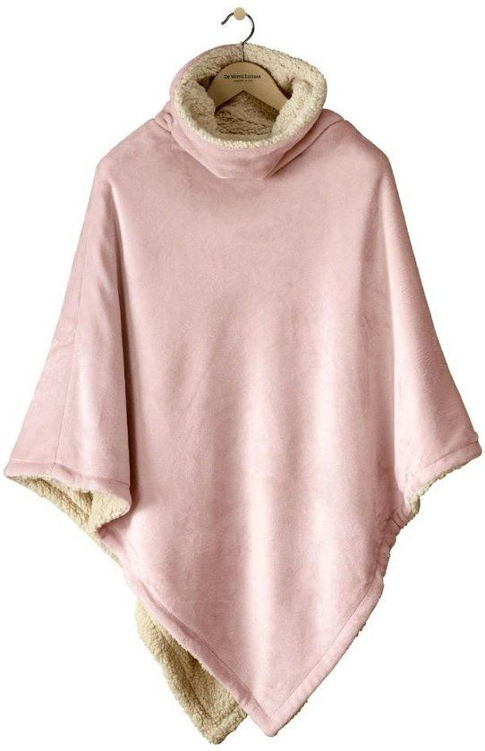 De Witte Lietaer Poncho - Vieux Rose - One size