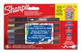 Sharpie 2201182 Markeerstift 5 stuk(s) Borstelpunt Blauw, Groen, Rood, Violet, Geel