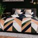 Markizeta TRIANA - Housse de couette en satin - 160x200 cm - Géométrique - Style moderne