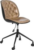 DKD Home Decor Bureaustoel Lichtbruin Polypropyleen