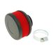 Luchtfilter Icecat Luchtfilter Flat Foam rood 28-35 mm recht