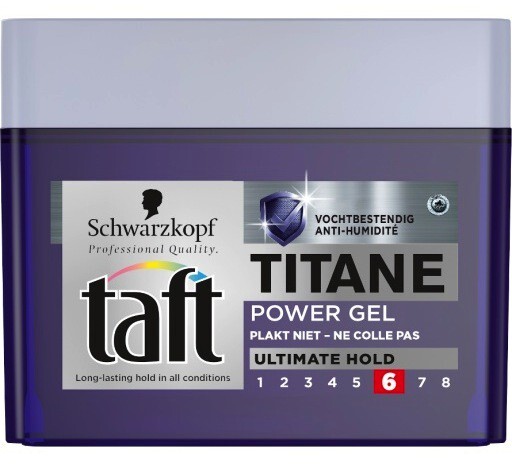Taft Gel power titane pot 250ml