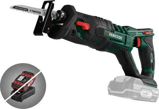Accu Parkside - 20v Accu reciprozaag - Sabelzaag - Zonder Accu en lader