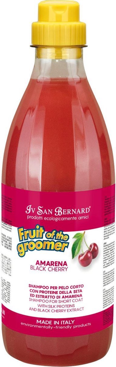 I.S.B. Shampoo Black Cherry Fruit Of The Groomer 1000 Ml Roze