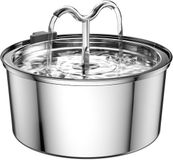 Merkloos / Sans marque HORCONDORM S.R.L. RVS Drinkfontein voor Katten en Honden met 8 Filters en Stille Pomp - 3,2L Waterdispenser
