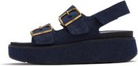 FitFlop Gen-FF Max Sandalen met hak donkere denim