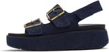 FitFlop Gen-FF Max Sandalen met hak donkere denim