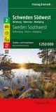 SUD 62 damrak Sweden Southwest Road and Leisure Map