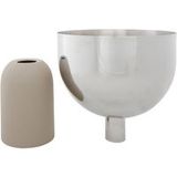 AYTM Torus bloempot, grijs, Ø 22 cm, hoogte 30,6 cm, ijzer
