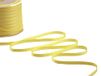 Furlanis - Dubbel satijnen lint, Italiaanse stof - geel, 6 mm x 25 m