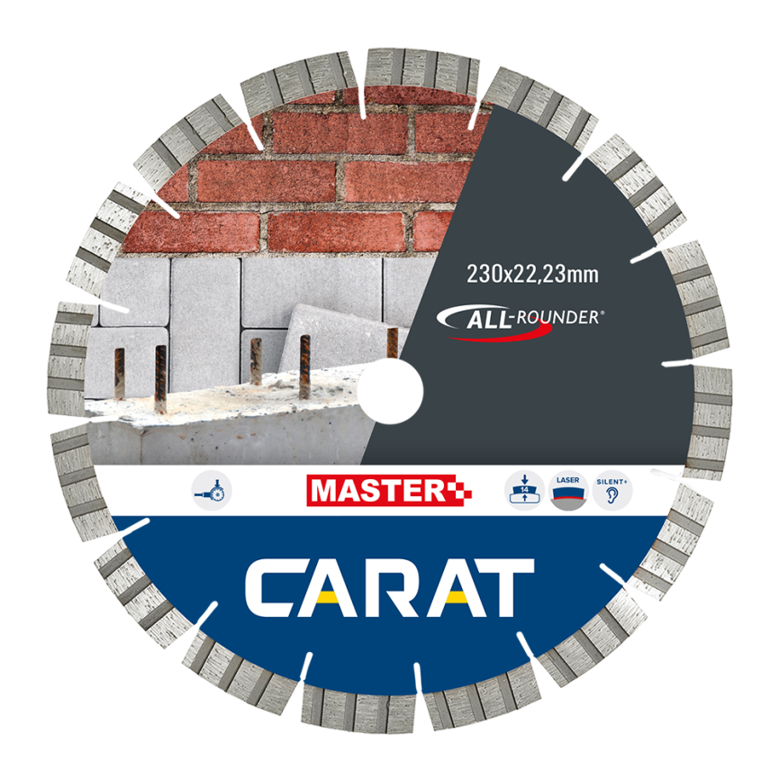 CARAT LASER UNIVERSEEL 150x22,23 MM, ALLROUNDER MASTER
