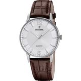 Festina F20690/2 Heren Polshorloge Leer Bruin Wit