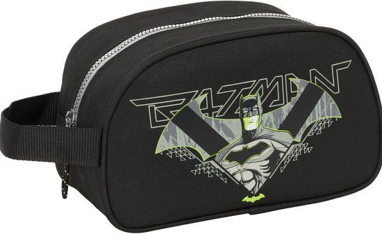 Safta Batman Toilettas Game Over - Zwart - Polyester - 26 x 15 x 12 cm