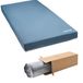 VEVOR matelas de soins, capacité de charge 158 kg, matelas en mousse médicale, déchargeant, imperméable, adapté au traitement des escarres dans les maisons de retraite et les soins à domicile, dimensions 2030x914x153 mm