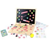 PLANÈTE BOIS - Magnetisch Leisteen Computer - FSC - 030241 - Montessori - Multicolor - Hout - Kinderspel - Bord - Mijn Eerste Laptop - 30 cm x 22 cm - Vanaf 3 Jaar