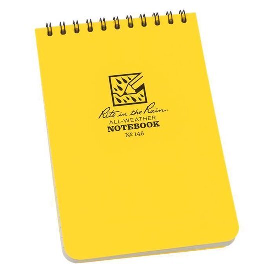 Rite in the Rain All-Weather Notebook No. 146 geel 2018 Accessoires GPS & Horloges