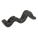 Bloomingville Marble Wave Dubbele Taper Kaarsenhouder, Zwart