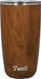 S'well Tumbler met deksel, 530ml, Teakwood