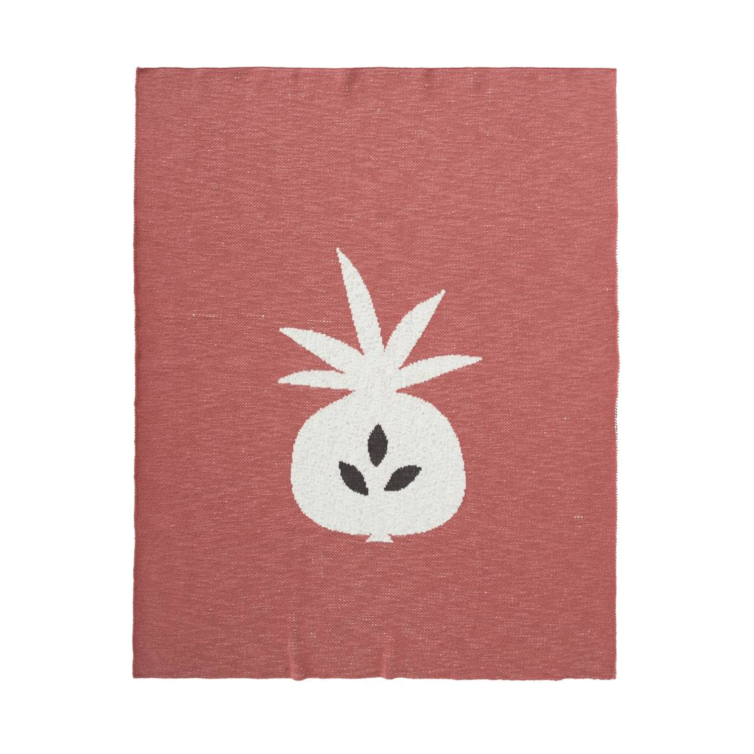 Fresk Pineapple Gebreide Wiegdeken Oker 80 x 100 cm